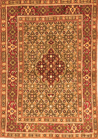 Persian Orange Traditional Rug, tr1428org