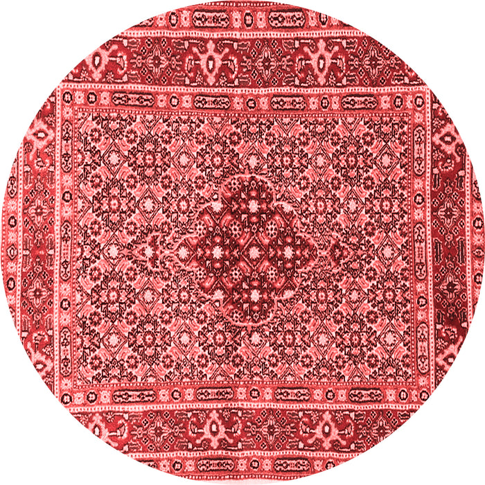 Machine Washable Persian Red Traditional Rug, wshtr1428red