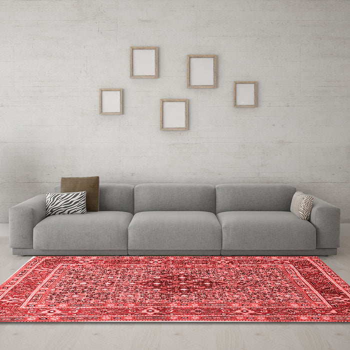 Traditional Red Washable Rugs