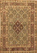 Machine Washable Persian Brown Traditional Rug, wshtr1428brn