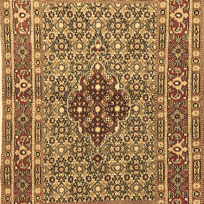 Machine Washable Persian Brown Traditional Rug, wshtr1428brn