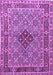 Machine Washable Persian Purple Traditional Area Rugs, wshtr1428pur