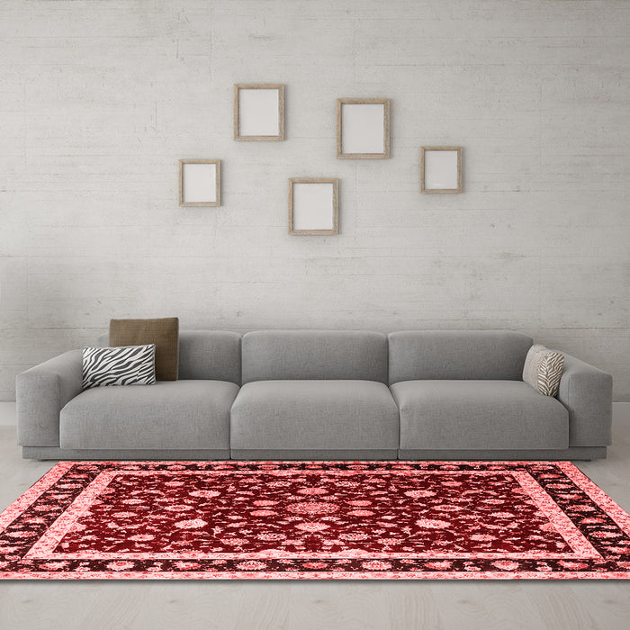 Traditional Red Washable Rugs