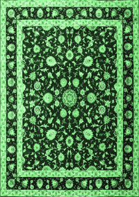 Persian Emerald Green Traditional Rug, tr1429emgrn