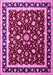 Machine Washable Persian Pink Traditional Rug, wshtr1429pnk