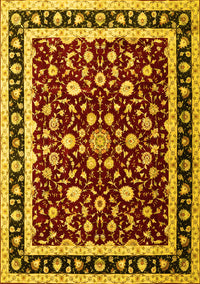 Persian Yellow Traditional Rug, tr1429yw