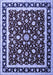 Persian Blue Traditional Rug, tr1429blu
