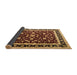 Sideview of Persian Brown Traditional Rug, tr1429brn
