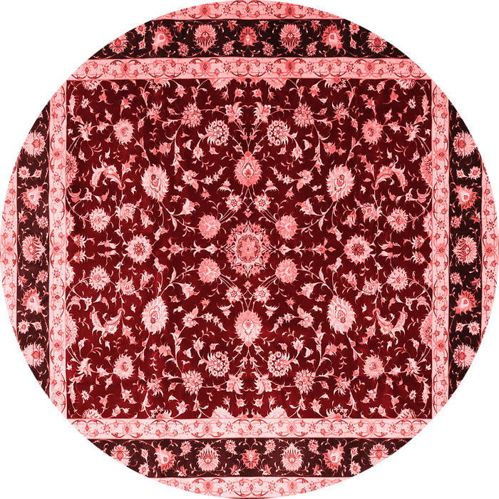Machine Washable Persian Red Traditional Rug, wshtr1429red