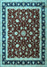 Persian Light Blue Traditional Rug, tr1429lblu