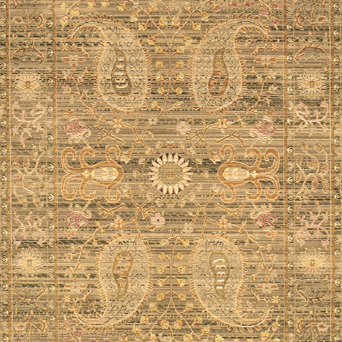 Machine Washable Persian Brown Traditional Rug, wshtr142brn