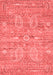 Persian Red Traditional Area Rugs