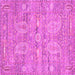Square Persian Pink Traditional Rug, tr142pnk