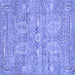 Square Persian Blue Traditional Rug, tr142blu