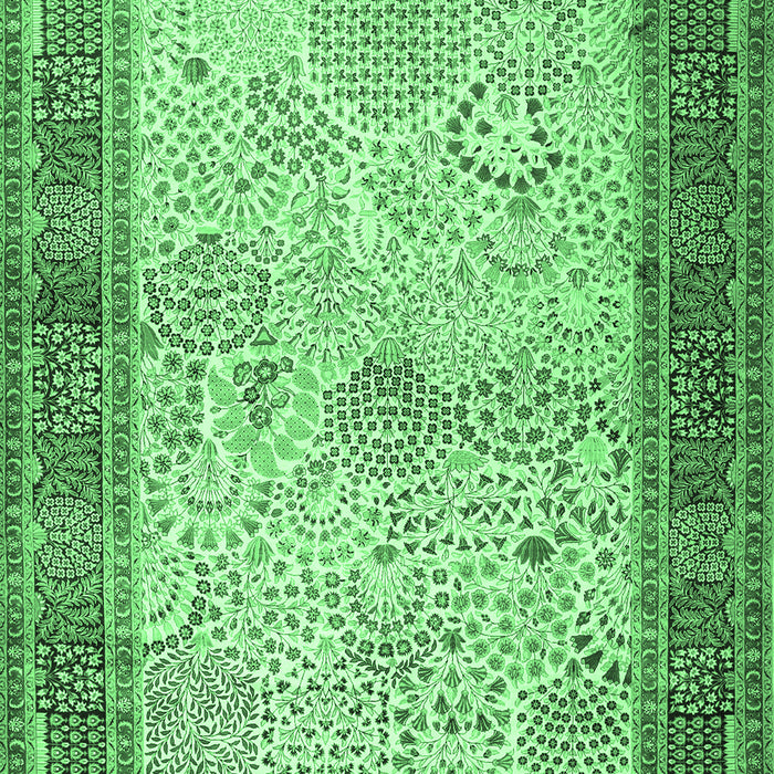 Persian Emerald Green Traditional Rug, tr1430emgrn