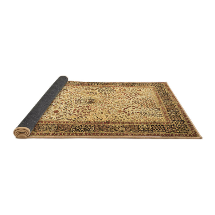 Sideview of Persian Brown Traditional Rug, tr1430brn