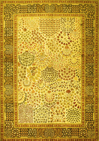 Persian Yellow Traditional Rug, tr1430yw