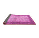 Sideview of Persian Pink Traditional Rug, tr1430pnk