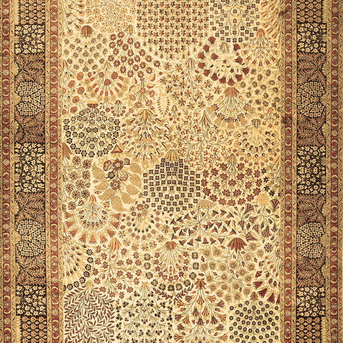 Machine Washable Persian Brown Traditional Rug, wshtr1430brn