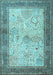 Persian Light Blue Traditional Rug, tr1430lblu