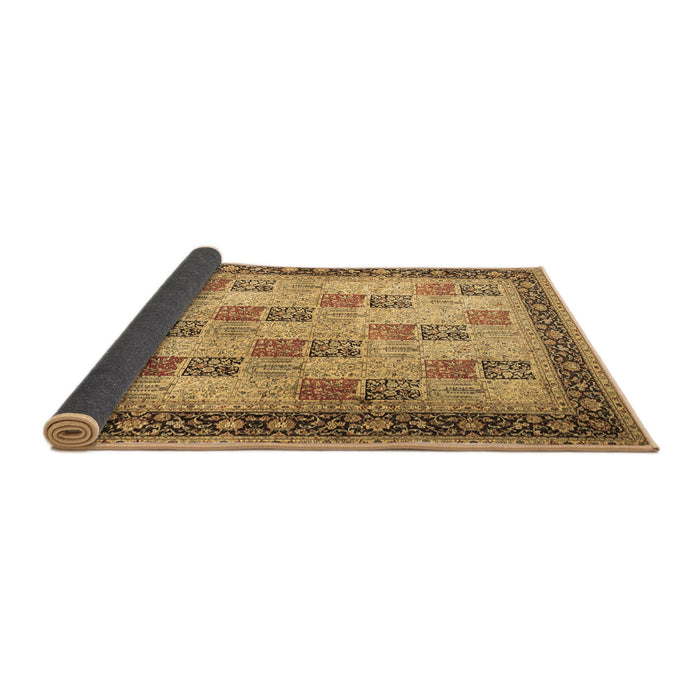 Sideview of Persian Brown Traditional Rug, tr1431brn