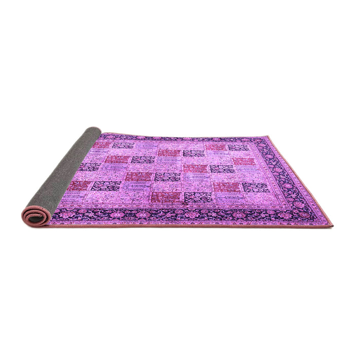 Sideview of Persian Purple Traditional Rug, tr1431pur