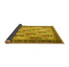Sideview of Persian Yellow Traditional Rug, tr1431yw