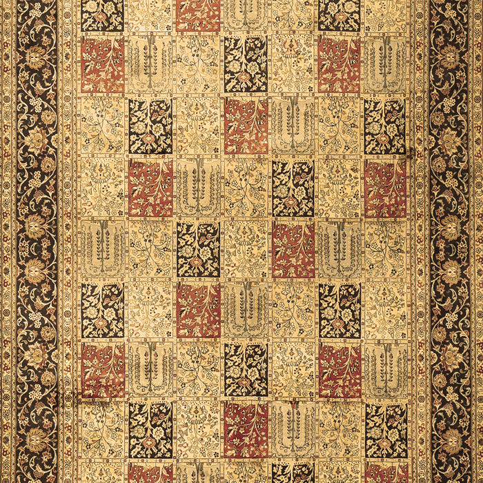Machine Washable Persian Brown Traditional Rug, wshtr1431brn