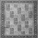 Serging Thickness of Persian Gray Traditional Rug, tr1431gry