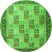 Machine Washable Persian Green Traditional Area Rugs, wshtr1431grn