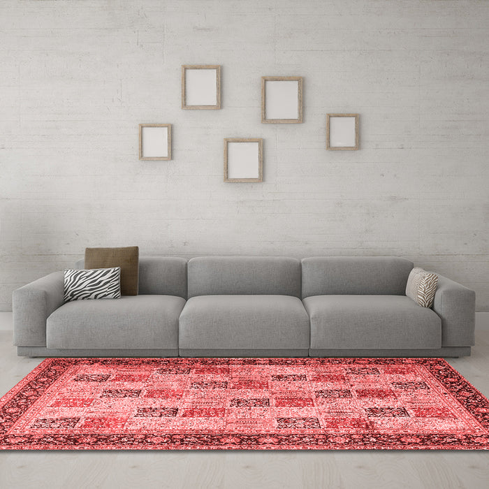 Traditional Red Washable Rugs