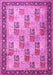 Machine Washable Persian Pink Traditional Rug, wshtr1431pnk