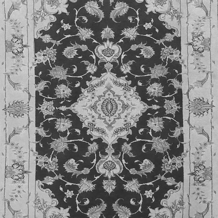 Medallion Gray Traditional Rug, tr1432gry