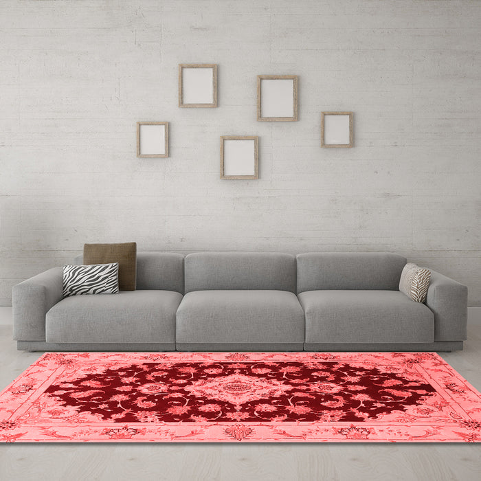 Traditional Red Washable Rugs