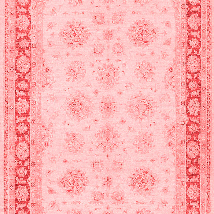 Machine Washable Persian Red Traditional Rug, wshtr1433red