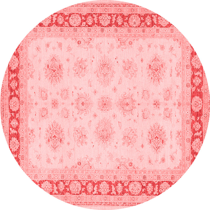 Machine Washable Persian Red Traditional Rug, wshtr1433red