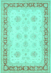 Persian Turquoise Traditional Rug, tr1433turq