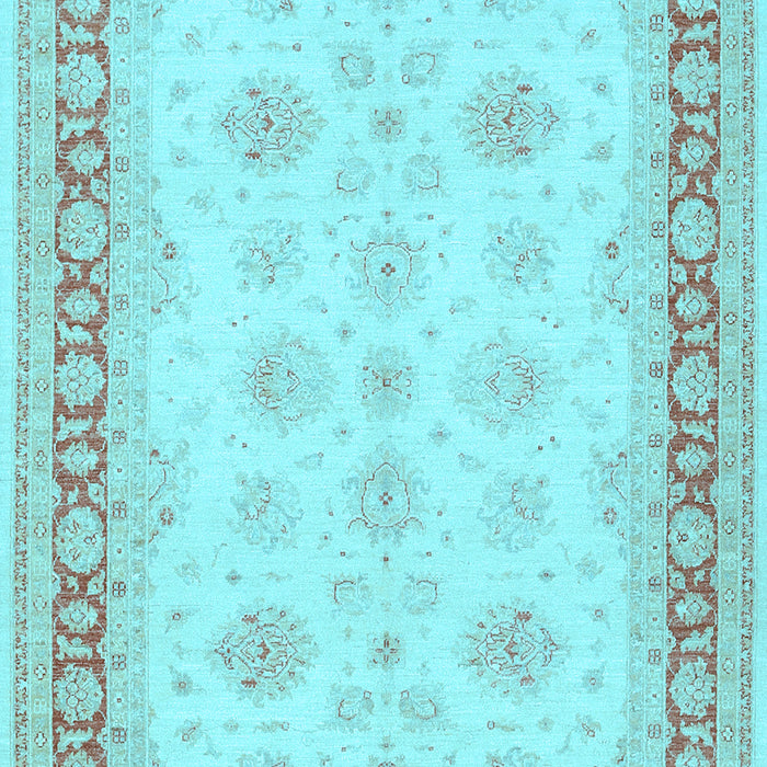 Machine Washable Persian Light Blue Traditional Rug, wshtr1433lblu