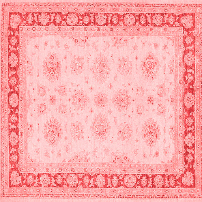 Machine Washable Persian Red Traditional Rug, wshtr1433red