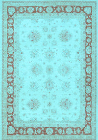 Persian Light Blue Traditional Rug, tr1433lblu