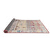 Sideview of Traditional Desert Sand Beige Persian Rug, tr1434