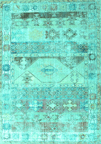 Persian Turquoise Traditional Rug, tr1434turq