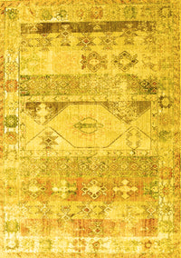 Persian Yellow Traditional Rug, tr1434yw