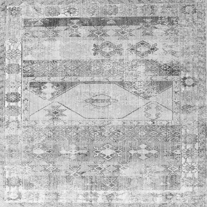 Serging Thickness of Persian Gray Traditional Rug, tr1434gry