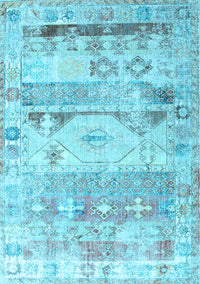 Persian Light Blue Traditional Rug, tr1434lblu