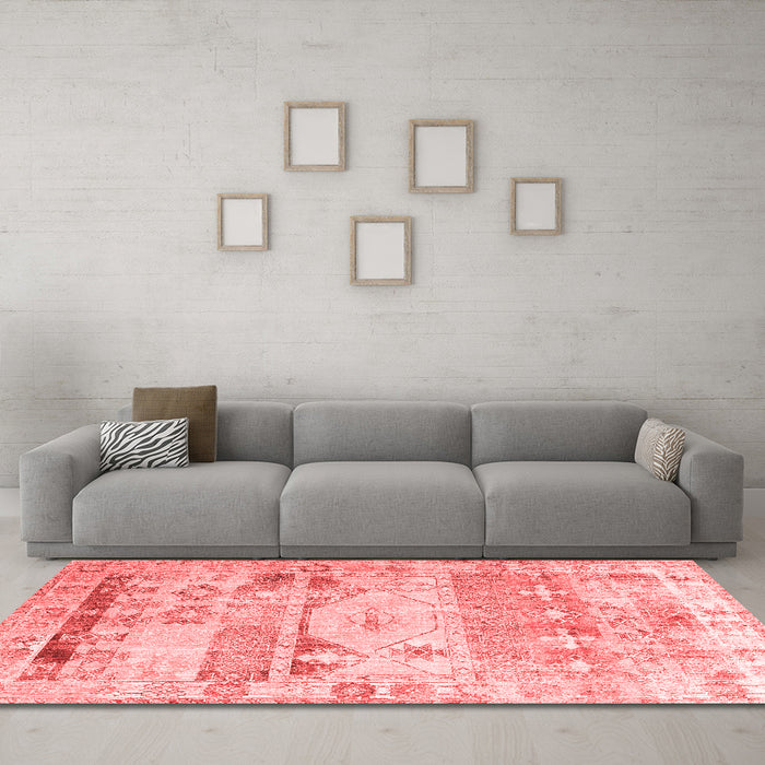 Traditional Red Washable Rugs