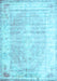 Persian Light Blue Traditional Rug, tr1435lblu