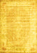 Persian Yellow Traditional Rug, tr1435yw