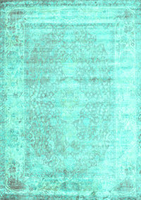 Persian Turquoise Traditional Rug, tr1435turq