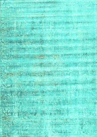 Persian Turquoise Traditional Rug, tr1436turq